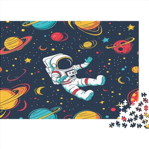 Astronaut Puzzles Für Kinder500 Teile Karikatur Puzzle DIY Cartoon Puzzle 500 Teile Klassische Puzzles Spielzeug Familienspaß Jigsaw Board 500pcs (52x38cm) von YUXINYUE