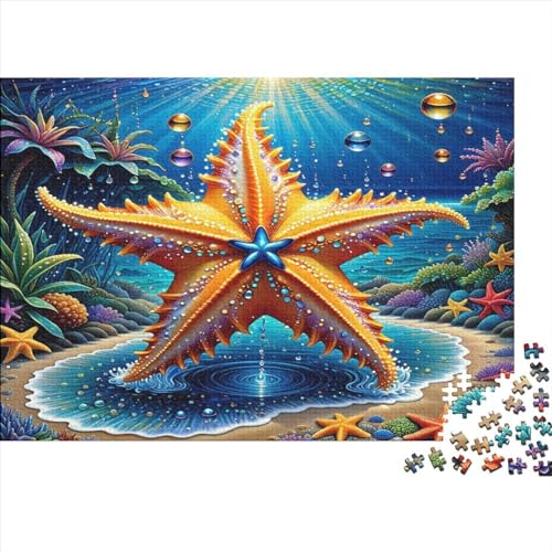 Cartoon Starfish Puzzle 1000 Teile Erwachsene | | 1000 Teile Puzzle Für Erwachsene Und Kinder Ab 14 Jahren Holzpuzzle 1000pcs (75x50cm) von YUXINYUE