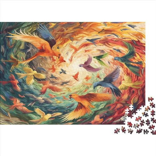 Colourful Birds Puzzle 300 Teile Erwachsene | | 300 Teile Puzzle Für Erwachsene Und Kinder Ab 14 Jahren Holzpuzzle 300pcs (40x28cm) von YUXINYUE