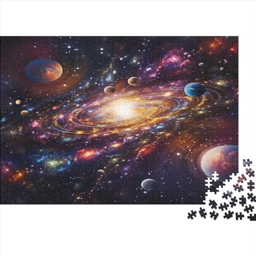 Cosmic Planet Puzzle 1000 Teile Erwachsene | | 1000 Teile Puzzle Für Erwachsene Und Kinder Ab 14 Jahren Holzpuzzle 1000pcs (75x50cm) von YUXINYUE