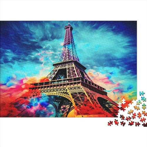 Eiffel Tower 1000 Teile Puzzle Geeignet Für Erwachsene Und Kinder Ab 12 Jahren 1000pcs (75x50cm) von YUXINYUE
