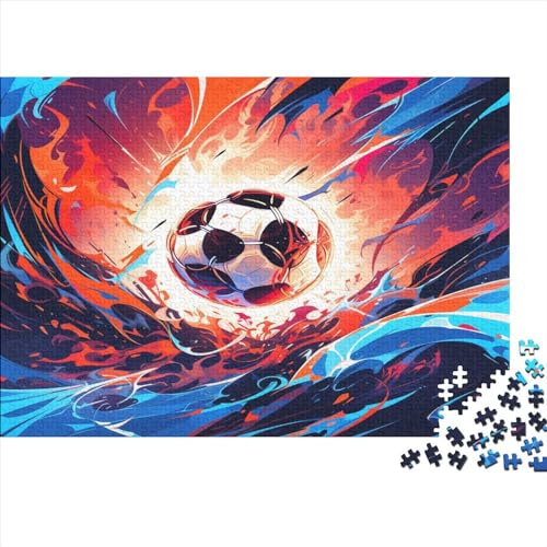 Football Puzzle 300 Teile Erwachsene | | 300 Teile Puzzle Für Erwachsene Und Kinder Ab 14 Jahren Holzpuzzle 300pcs (40x28cm) von YUXINYUE