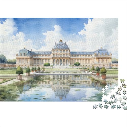 Palace of Versailles Puzzles Für Erwachsene 1000 Teile Puzzle European Architecture Puzzle Für Lernspiele Wohnkultur Dekompressionsspiel Wohnkultur Geschenk 1000pcs (75x50cm) von YUXINYUE