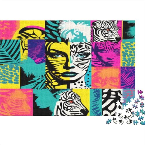 Pop Art Puzzle 500 Teile Erwachsene | | 500 Teile Puzzle Für Erwachsene Und Kinder Ab 14 Jahren Holzpuzzle 500pcs (52x38cm) von YUXINYUE