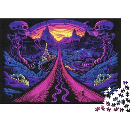 Primitive Forest Puzzles Für Erwachsene 500 Teile Puzzle Oil Painting Art Puzzle Für Lernspiele Wohnkultur Dekompressionsspiel Wohnkultur Geschenk 500pcs (52x38cm) von YUXINYUE