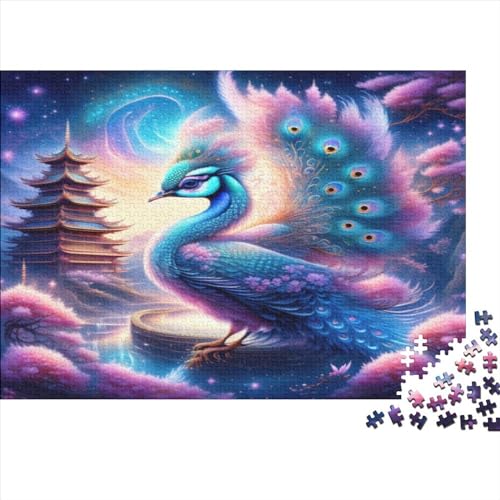 Puzzle 1000 Teile, Erwachsenenpuzzle Peacock, Farbenfrohes Puzzle Für Erwachsene Und Kinder Ab 12 Jahren - 1000pcs (75x50cm) von YUXINYUE