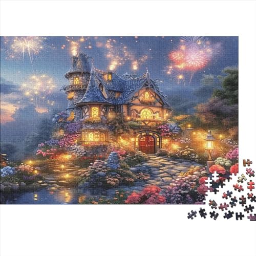Puzzle 1000 Teile Erwachsene Dream Castle Puzzles Für Erwachsene Lernspiel Herausforderungsspielzeug 1000-teilige Puzzles Für Erwachsene Kinder 1000pcs (75x50cm) von YUXINYUE