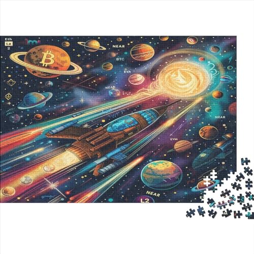 Puzzle 1000 Teile Erwachsene Dream Space Puzzles Für Erwachsene Lernspiel Herausforderungsspielzeug 1000-teilige Puzzles Für Erwachsene Kinder 1000pcs (75x50cm) von YUXINYUE