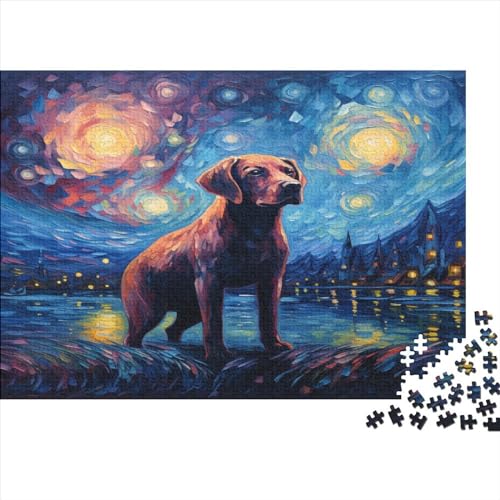 Puzzle 1000 Teile Erwachsene Labrador Puzzles Für Erwachsene Lernspiel Herausforderungsspielzeug 1000-teilige Puzzles Für Erwachsene Kinder 1000pcs (75x50cm) von YUXINYUE