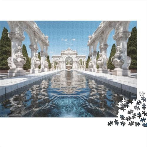 Puzzle 300 Teile Erwachsene European Architecture Puzzles Für Erwachsene Lernspiel Herausforderungsspielzeug 300-teilige Cartoon Puzzles Für Erwachsene Kinder 300pcs (40x28cm) von YUXINYUE