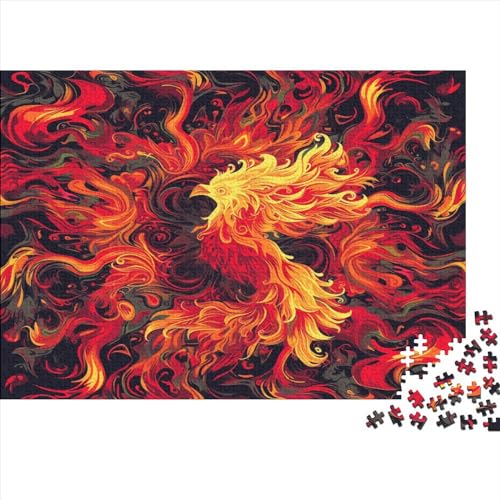 Puzzle 300 Teile Erwachsene Fire Phoenix Puzzles Für Erwachsene Lernspiel Herausforderungsspielzeug 300-teilige Puzzles Für Erwachsene Kinder 300pcs (40x28cm) von YUXINYUE