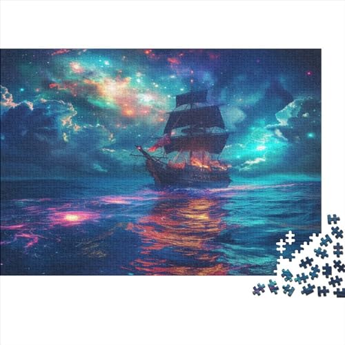 Puzzle 500 Teile Erwachsene Sailing Boat Puzzles Für Erwachsene Lernspiel Herausforderungsspielzeug 500-teilige Puzzles Für Erwachsene Kinder 500pcs (52x38cm) von YUXINYUE