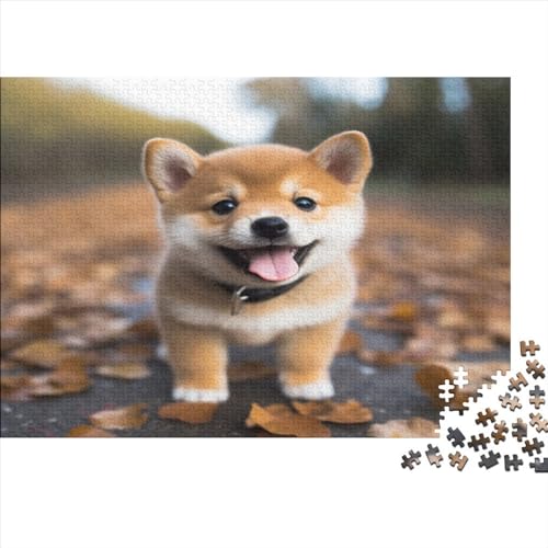 Puzzles Für Erwachsene 1000 Teile Shiba Inu Dog Puzzle Für Familienspielzeugspiel Holzpuzzle Family Time Brain Challenge 1000pcs (75x50cm) von YUXINYUE