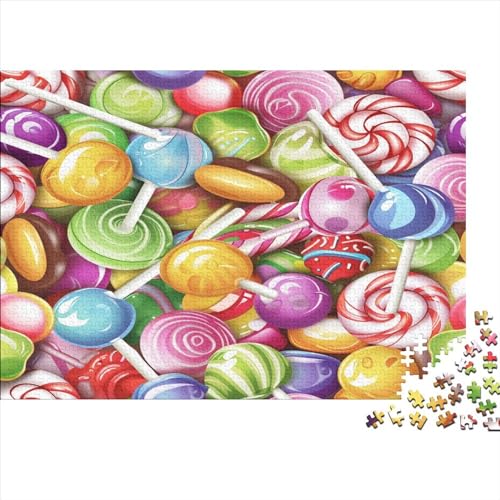 Puzzles Für Erwachsene 300 Teile Candy Puzzle Für Familienspielzeugspiel Holzpuzzle Family Time Brain Challenge 300pcs (40x28cm) von YUXINYUE