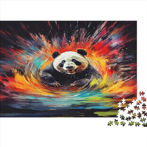 Puzzles Für Erwachsene 300 Teile Panda Puzzle Für Familienspielzeugspiel Holzpuzzle Family Time Brain Challenge 300pcs (40x28cm) von YUXINYUE