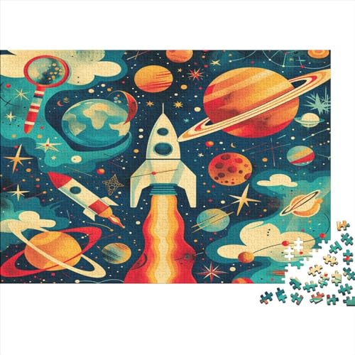 Rocket Puzzle 500 Teile, Erwachsenenpuzzle Mit, Farbenfrohes Puzzle Für Erwachsene Und Kinder Ab 14 Jahren - 500pcs (52x38cm) von YUXINYUE