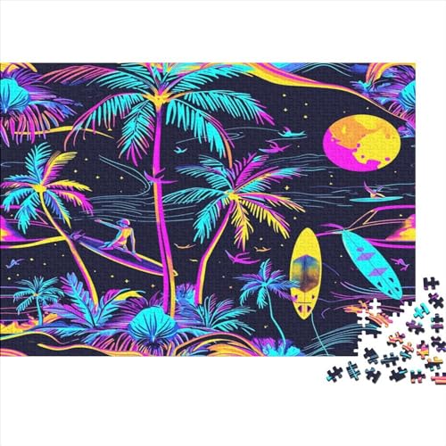 Seaside Holiday Puzzle 1000 Teile Classic Puzzle DIY Kit Holzspielzeug Unique Gift Home Decor 1000pcs (75x50cm) von YUXINYUE