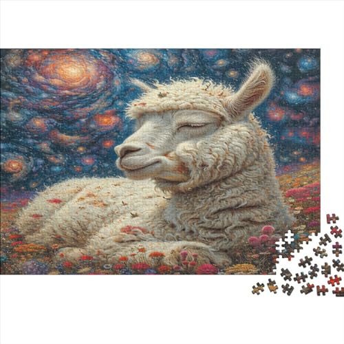 Sheep Puzzle mit 1000 Teilen für Erwachsene, 1000 Teile, für Kinder, Geschenke, intellektuelle Dekompression TIVA, 1000 Stück (75 x 50 cm) von YUXINYUE