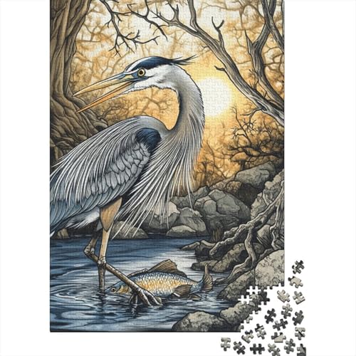 Weihe Puzzle 1000 Teile Schwer Puzzle Spielzeug Pädagogisches Spiel Impossible Herausforderungsspielzeug Für Erwachsene Und Kinder Ab 14 Jahren 1000pcs (75x50cm) von YUXINYUE