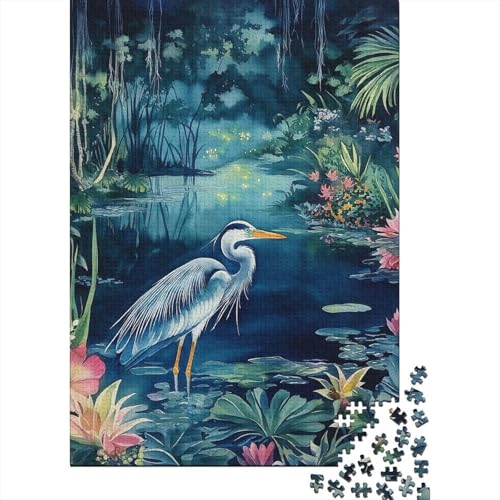 Weihe Puzzles 1000 Teile Schwer Puzzle Spielzeug Pädagogisches Spiel Impossible Herausforderungsspielzeug Für Erwachsene Kinder 1000pcs (75x50cm) von YUXINYUE
