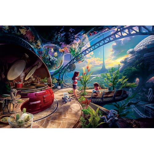 Puzzle für Erwachsene, 1000 Teile, schwierige und schwierige Puzzles für Erwachsene, Spielzeug zum Dekorieren von Geburtstagsfeiern und Geschenke für die Familie. von YUXU