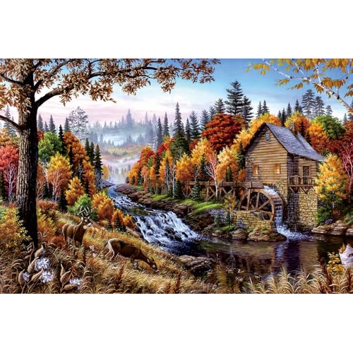 Puzzle für Erwachsene, 1000 Teile, schwierige und schwierige Puzzles für Erwachsene, Spielzeug zum Dekorieren von Geburtstagsfeiern und Geschenke für die Familie. von YUXU