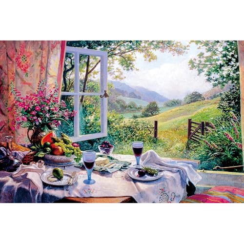 Puzzle für Erwachsene, 1000 Teile, stimulierendes Puzzle für Erwachsene, lustige Spiele für die Familie (38 x 26 cm) von YUXU