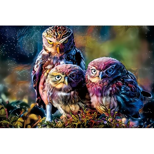 Puzzle für Erwachsene, 1000 Teile, stimulierendes Puzzle für Erwachsene, lustige Spiele für die Familie (38 x 26 cm) von YUXU