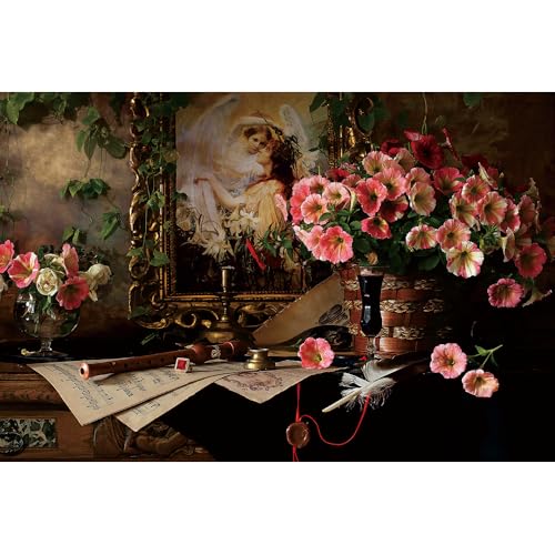 Puzzle für Erwachsene, 1000 Teile, stimulierendes Puzzle für Erwachsene, lustige Spiele für die Familie (38 x 26 cm) von YUXU