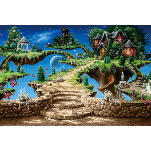 Puzzle für Erwachsene, 1000 Teile, stimulierendes Puzzle für Erwachsene, lustige Spiele für die Familie (38 x 26 cm) von YUXU