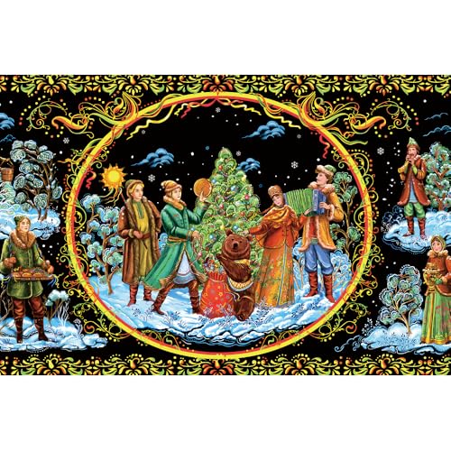 Puzzle für Erwachsene, 1000 Teile, stimulierendes Puzzle für Erwachsene, lustige Spiele für die Familie (52 x 38 cm) von YUXU
