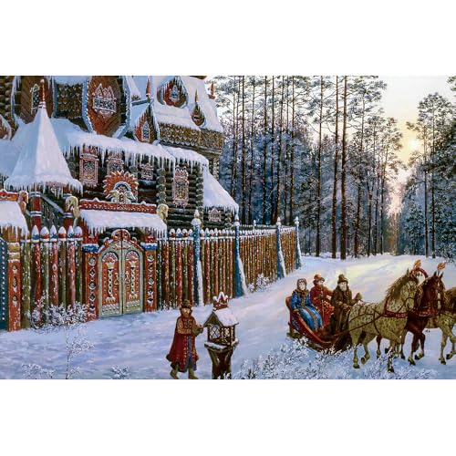 Puzzle für Erwachsene, 1000 Teile, stimulierendes Puzzle für Erwachsene, lustige Spiele für die Familie (70 x 50 cm) von YUXU
