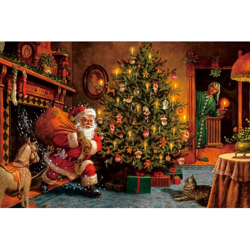 Puzzle für Erwachsene, 1000 Teile, stimulierendes Puzzle für Erwachsene, lustige Spiele für die Familie (70 x 50 cm) von YUXU