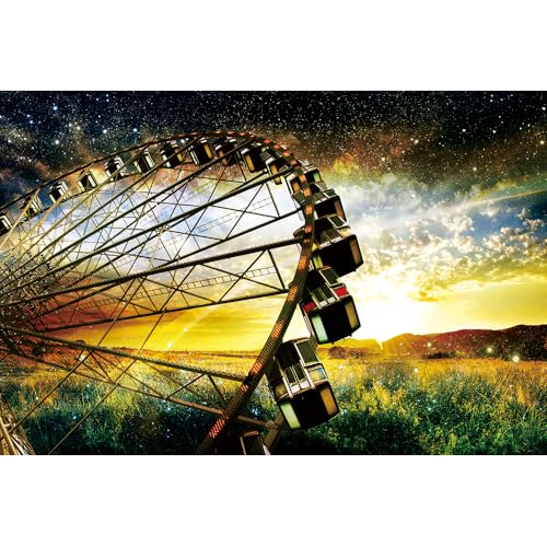 Puzzle für Erwachsene, 1000 Teile, stimulierendes Puzzle für Erwachsene, lustige Spiele für die Familie (70 x 50 cm) von YUXU