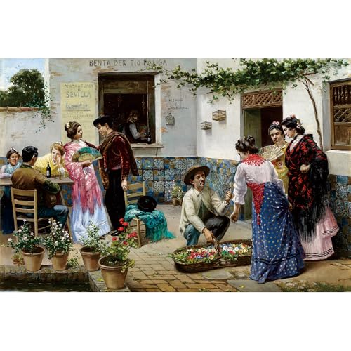 Puzzle für Erwachsene, 1000 Teile, stimulierendes Puzzle für Erwachsene, lustige Spiele für die Familie (70 x 50 cm) von YUXU