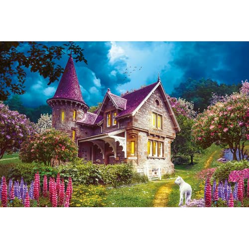 Puzzle für Erwachsene, 1000 Teile, stimulierendes Puzzle für Erwachsene, lustige Spiele für die Familie (70 x 50 cm) von YUXU