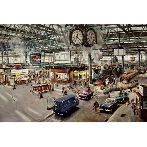 Puzzle für Erwachsene, 1000 Teile, stimulierendes Puzzle für Erwachsene, lustige Spiele für die Familie (70 x 50 cm) von YUXU