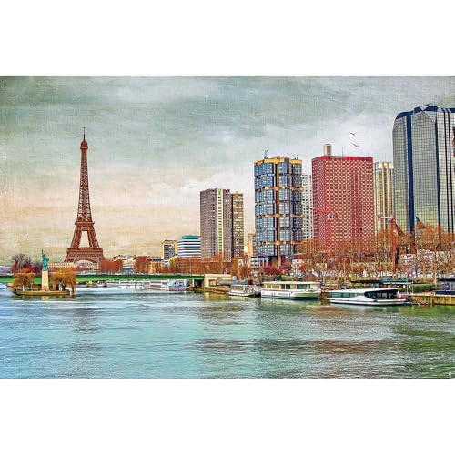Puzzle für Erwachsene, 1000 Teile, stimulierendes Puzzle für Erwachsene, lustige Spiele für die Familie (70 x 50 cm) von YUXU
