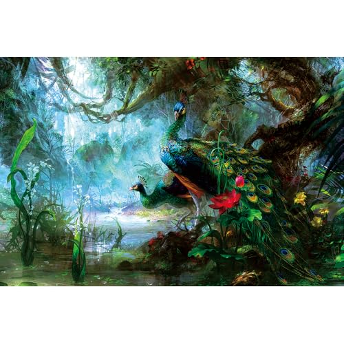 Puzzle für Erwachsene, 1000 Teile, stimulierendes Puzzle für Erwachsene, lustige Spiele für die Familie (70 x 50 cm) von YUXU