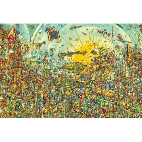 Puzzle für Erwachsene, 2000 Teile, stimulierendes Puzzle für Erwachsene, lustige Spiele für die Familie (100 x 70 cm) von YUXU