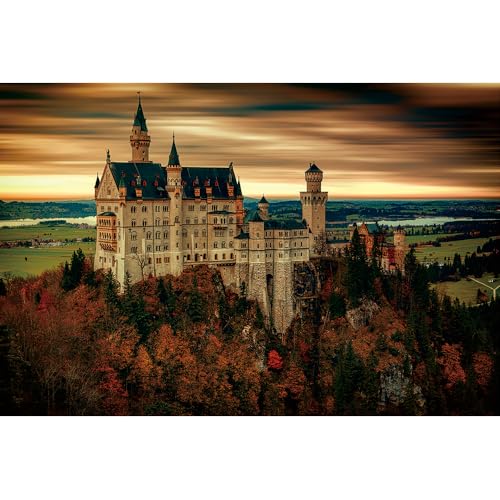 Puzzle für Erwachsene, 2000 Teile, stimulierendes Puzzle für Erwachsene, lustige Spiele für die Familie (100 x 70 cm) von YUXU