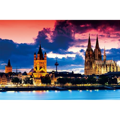 Puzzles für Erwachsene, 1000 Teile, Seelandschaft, städtische Landschaftstiere, Herausforderung, Puzzles für Erwachsene, geeignet für Heimdekoration und Geschenke. von YUXU