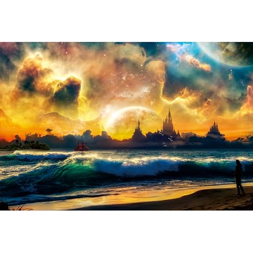 Puzzles für Erwachsene, 2000 Teile, Seelandschaft, städtische Landschaftstiere, Herausforderung, Puzzles für Erwachsene, geeignet für Heimdekoration und Geschenke. von YUXU