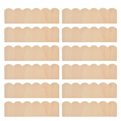 12pcs Miniaturschindeln Dachkacheln Verbundholz für mit Lebendigem Dekoration Zubehör für Eltern-Kind-Interaktion von YUYTE