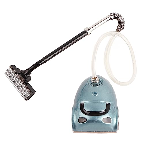 Miniatur -Staubsauger 1:12 Puppenhauszubehör mit Lebhaften Details für Geschenke und Spielzeug für Heimdekoration (Blue) von YUYTE