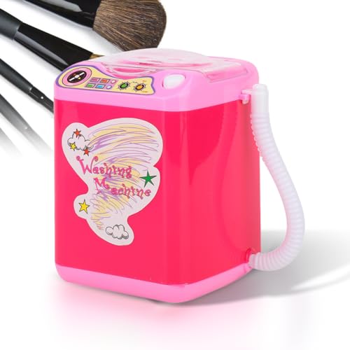 YUYTE Electric Mini Schnellreinigungs, Waschmaschine mit Dehydrierungsfunktion Kosmetische Kinder Spielzeug Geschenk, Trocknet Tiefenreinigung für Pinsel, Schwamm und Puderquaste Tiktok Toy YUYTE Electric Mini Schnellreinigungs, Waschmaschine mit Dehydrierungsfunktion Kosmetische Kinder Spielzeug Geschenk, Trocknet Tiefenreinigung für Pinsel, Schwamm und Puderquaste Tiktok Toy von YUYTE