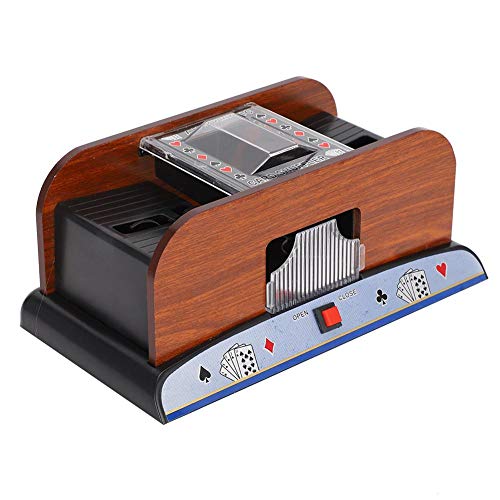 YUYTE Elektrischer Kartenmischer, Kartenmischmaschine, Automatischer Pokerkartenmischer für Pokerspiele und Andere Kartenspiele YUYTE Elektrischer Kartenmischer, Kartenmischmaschine, Automatischer Pokerkartenmischer für Pokerspiele und Andere Kartenspiele von YUYTE