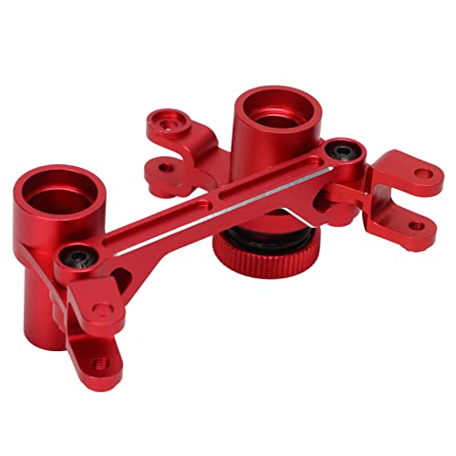YUYTE Praktisches RC-Lenkset, Leichte RC-Lenkbaugruppe, Lenkkomponenten aus Aluminiumlegierung, Hochwertiges RC-Zubehör (Rot) von YUYTE