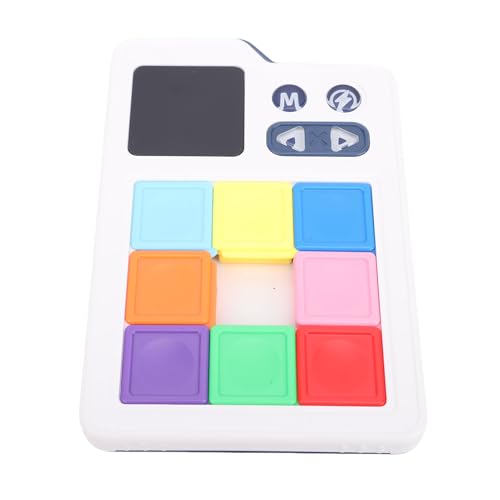 YUYTE Slide Puzzle Brain Game Elektronisches Schiebeduzzle Klotski Blockspielzeug mit 1300 Levels Sensorerkennung LED -Bildschirm für Teenager Erwachsene Reisen von YUYTE