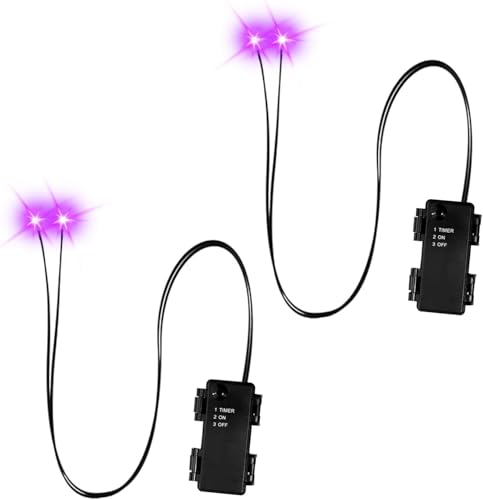 YUYWWAN 2 Stück Halloween LED Leuchtende Augen,LED Augen Dekoration für Halloween Deko Kostüm Cosplay Masken,Totenköpfe von YUYWWAN